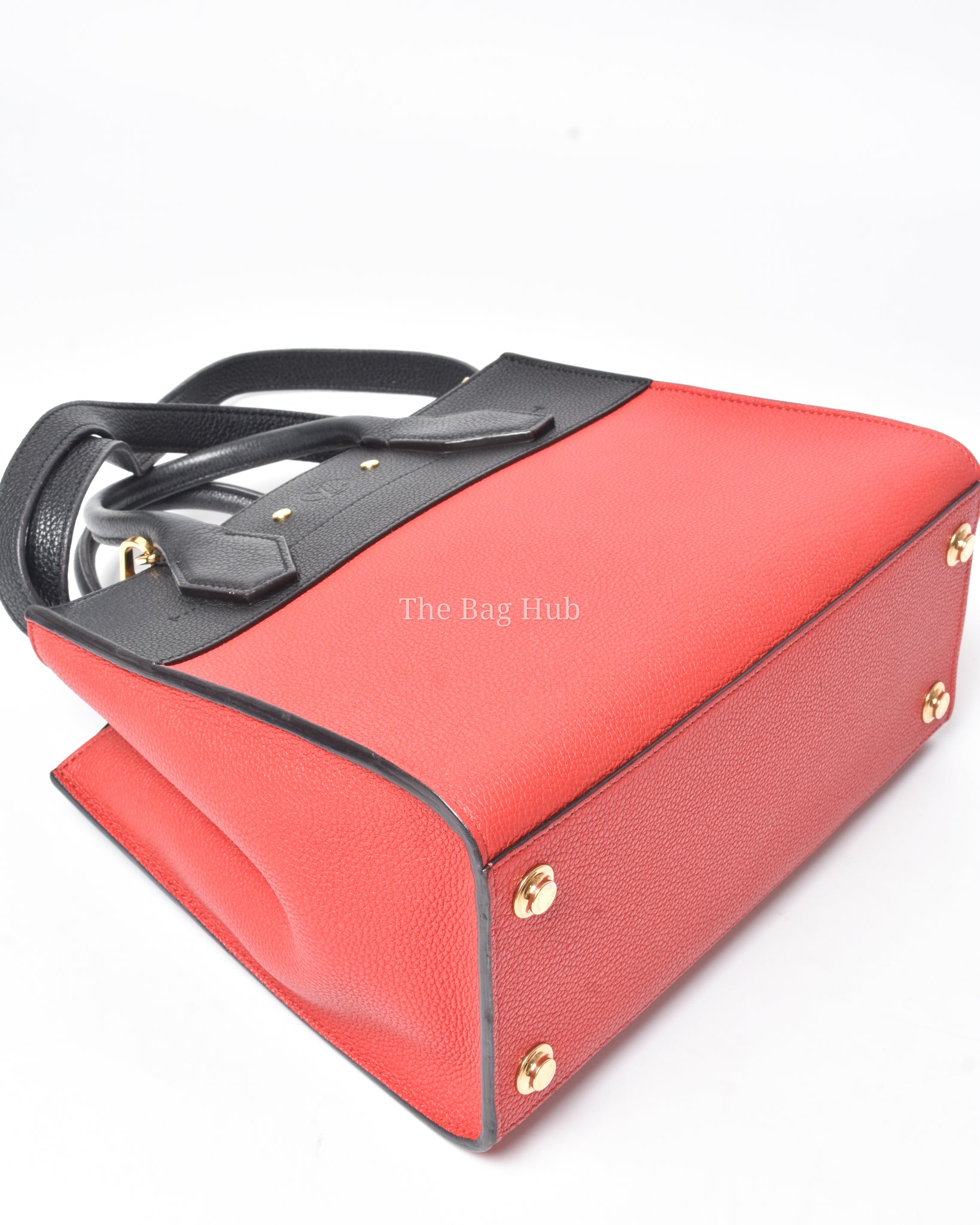 Louis Vuitton Fushcia Black Leather City Steamer PM Bag
