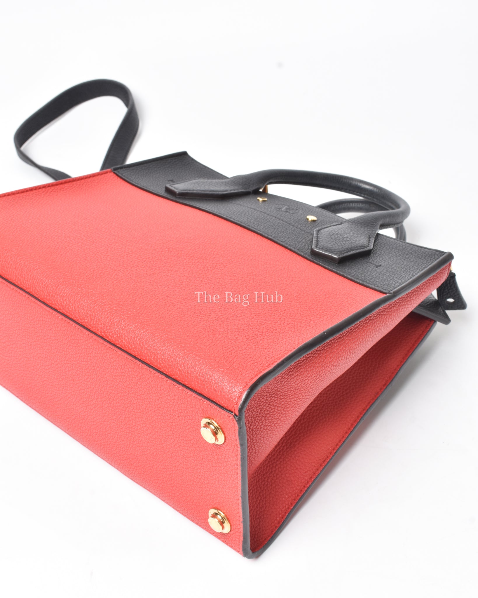 Louis Vuitton Fushcia Black Leather City Steamer PM Bag