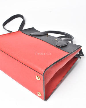Louis Vuitton Fushcia Black Leather City Steamer PM Bag