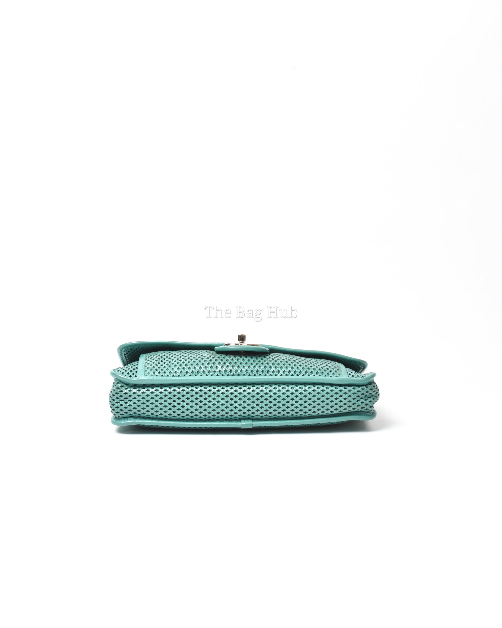 Chanel Green Matelasse Leather Up In The Air Flap Bag SHW