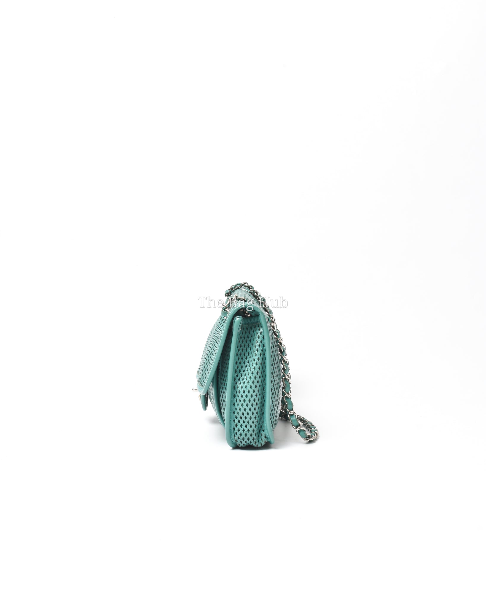 Chanel Green Matelasse Leather Up In The Air Flap Bag SHW