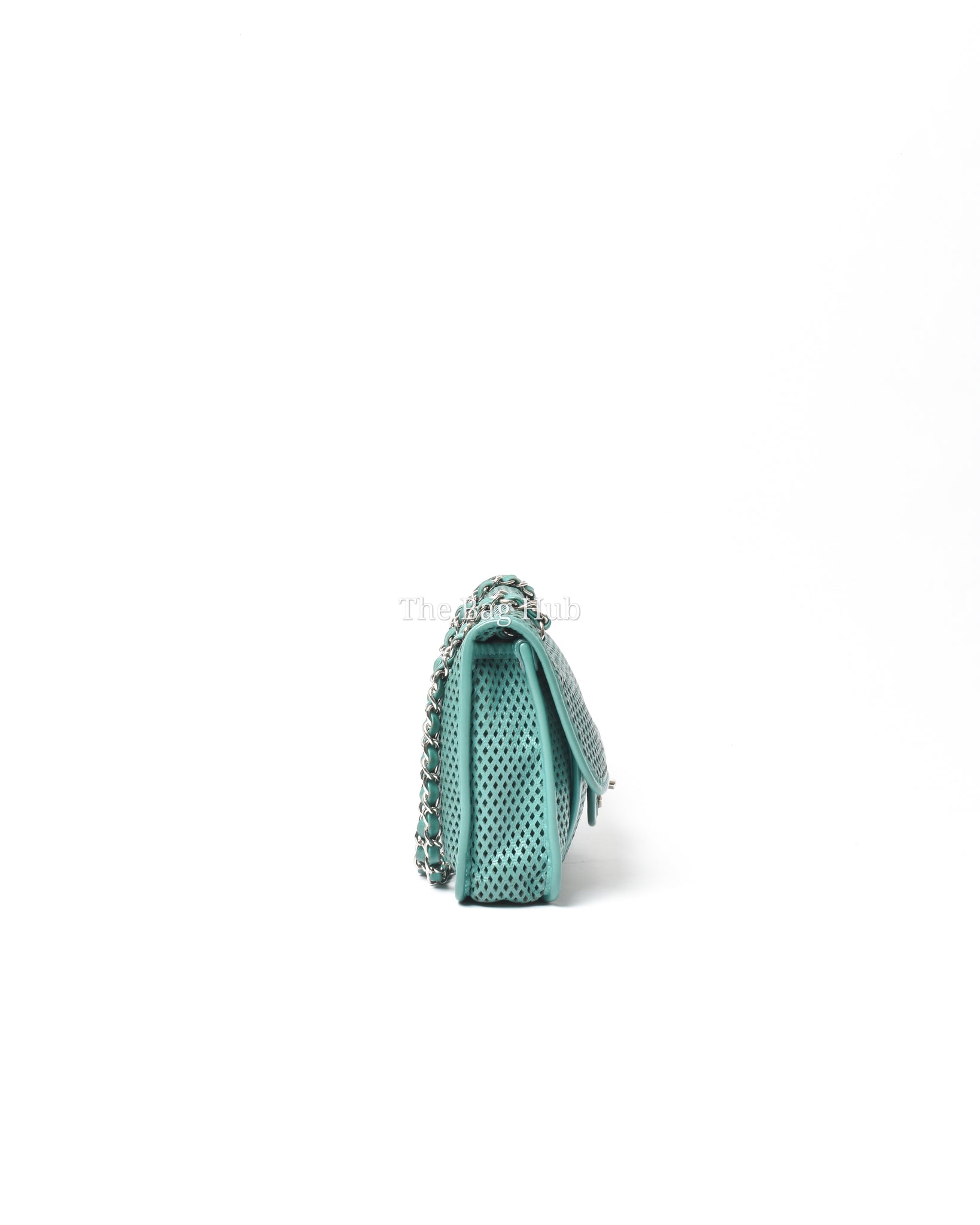 Chanel Green Matelasse Leather Up In The Air Flap Bag SHW