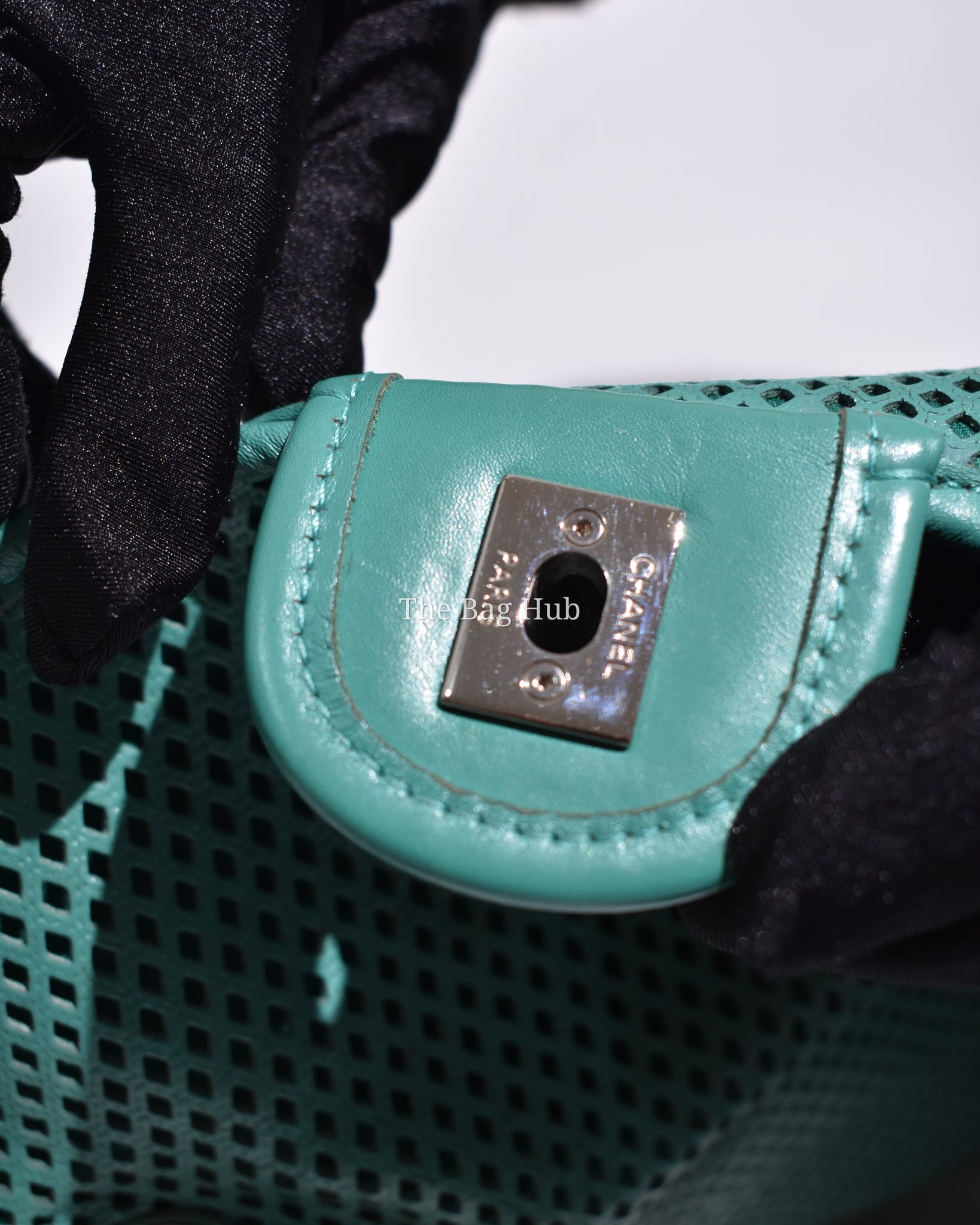 Chanel Green Matelasse Leather Up In The Air Flap Bag SHW