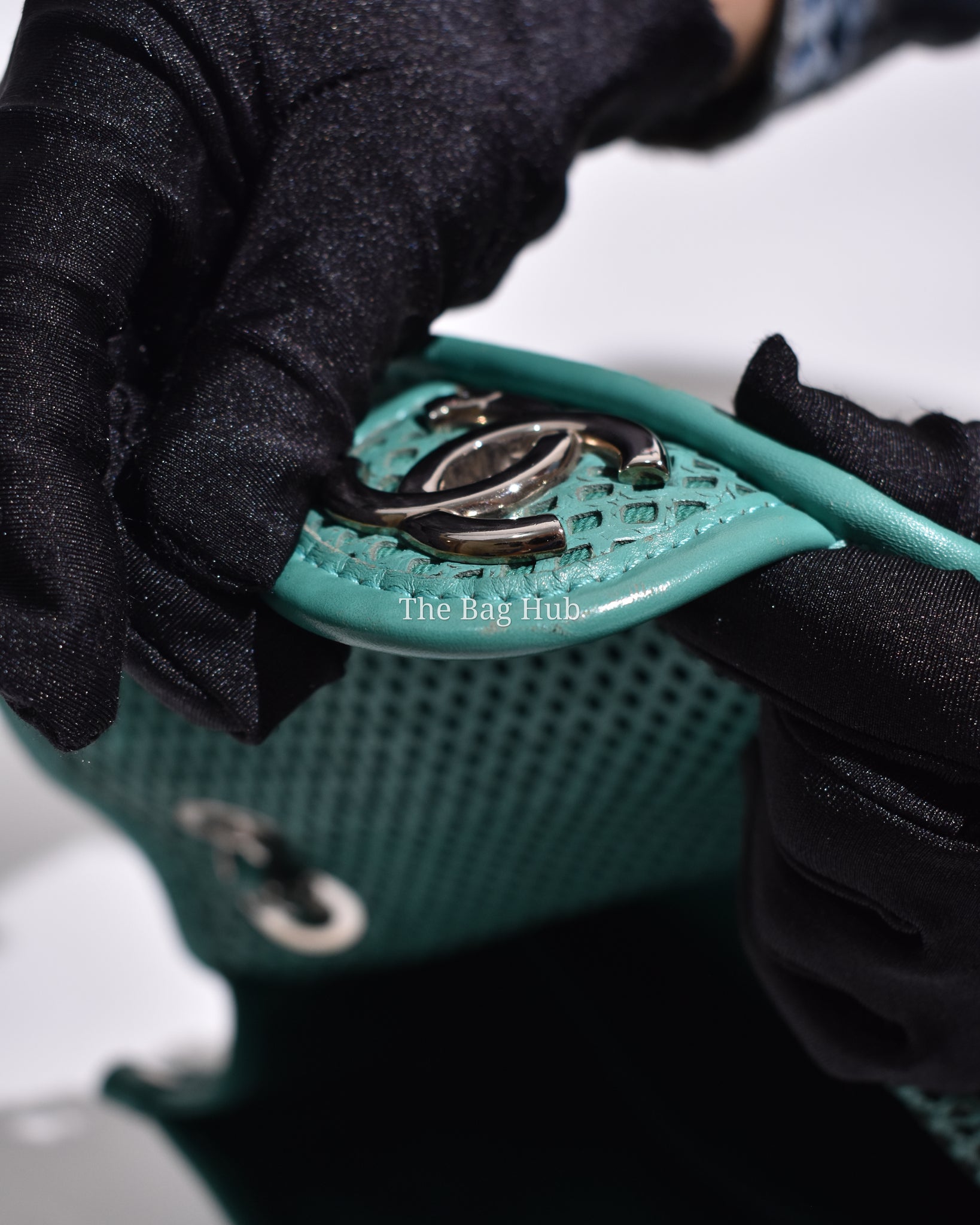 Chanel Green Matelasse Leather Up In The Air Flap Bag SHW