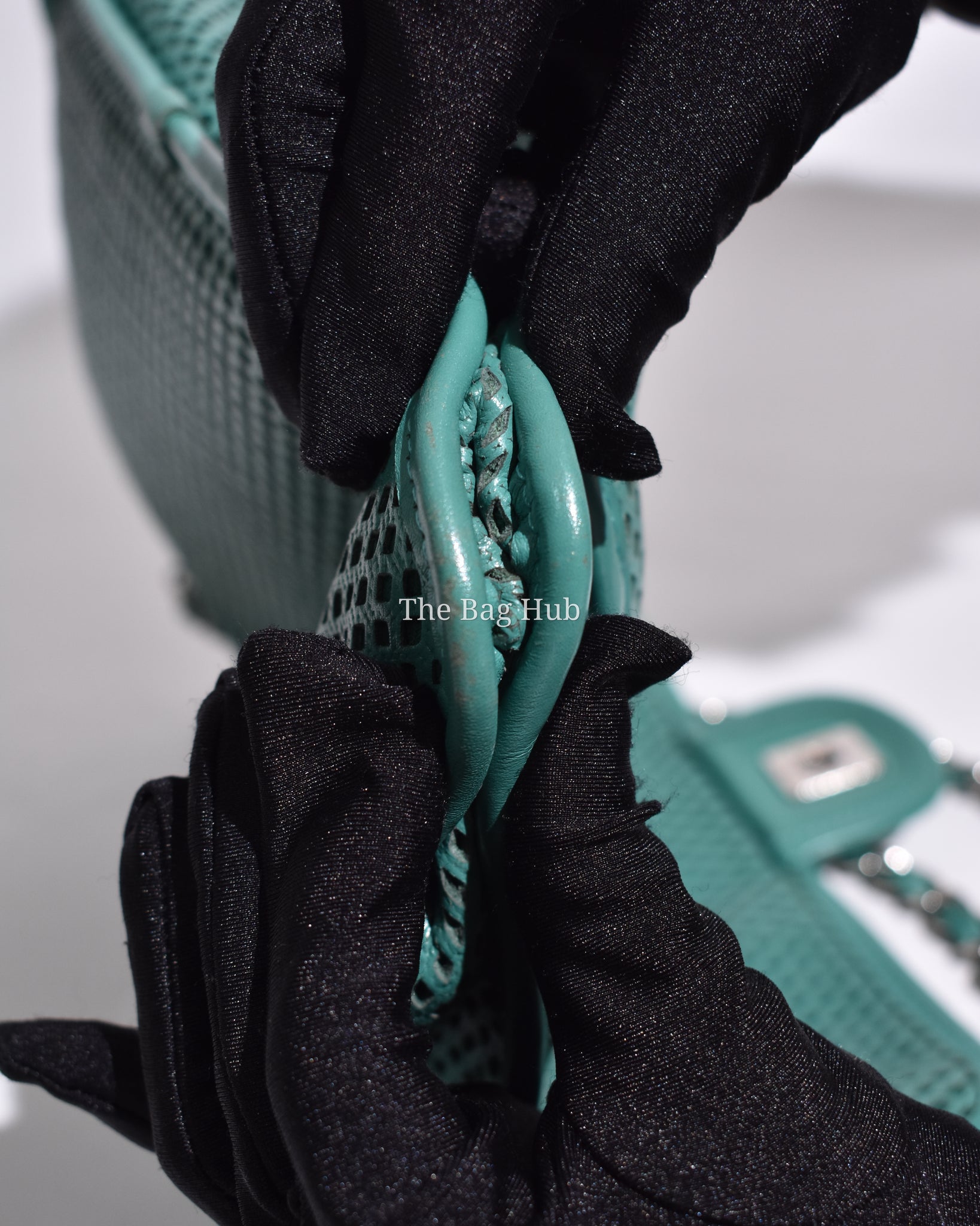 Chanel Green Matelasse Leather Up In The Air Flap Bag SHW