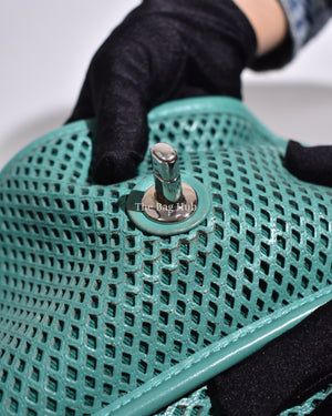 Chanel Green Matelasse Leather Up In The Air Flap Bag SHW