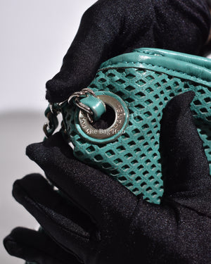 Chanel Green Matelasse Leather Up In The Air Flap Bag SHW