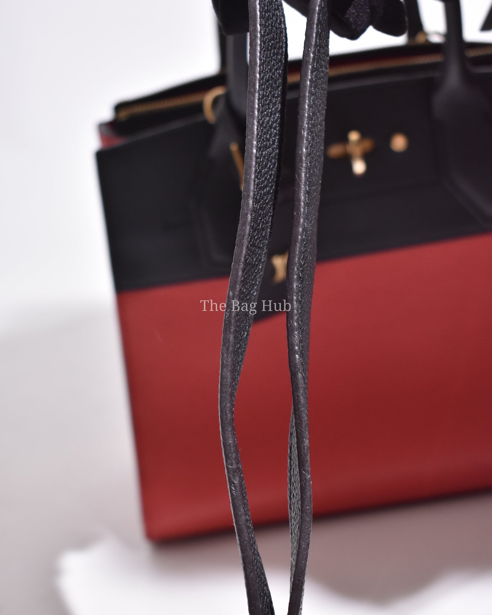 Louis Vuitton Fushcia Black Leather City Steamer PM Bag