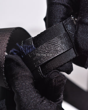 Prada Black Woven Re-Nylon Belt Size 90
