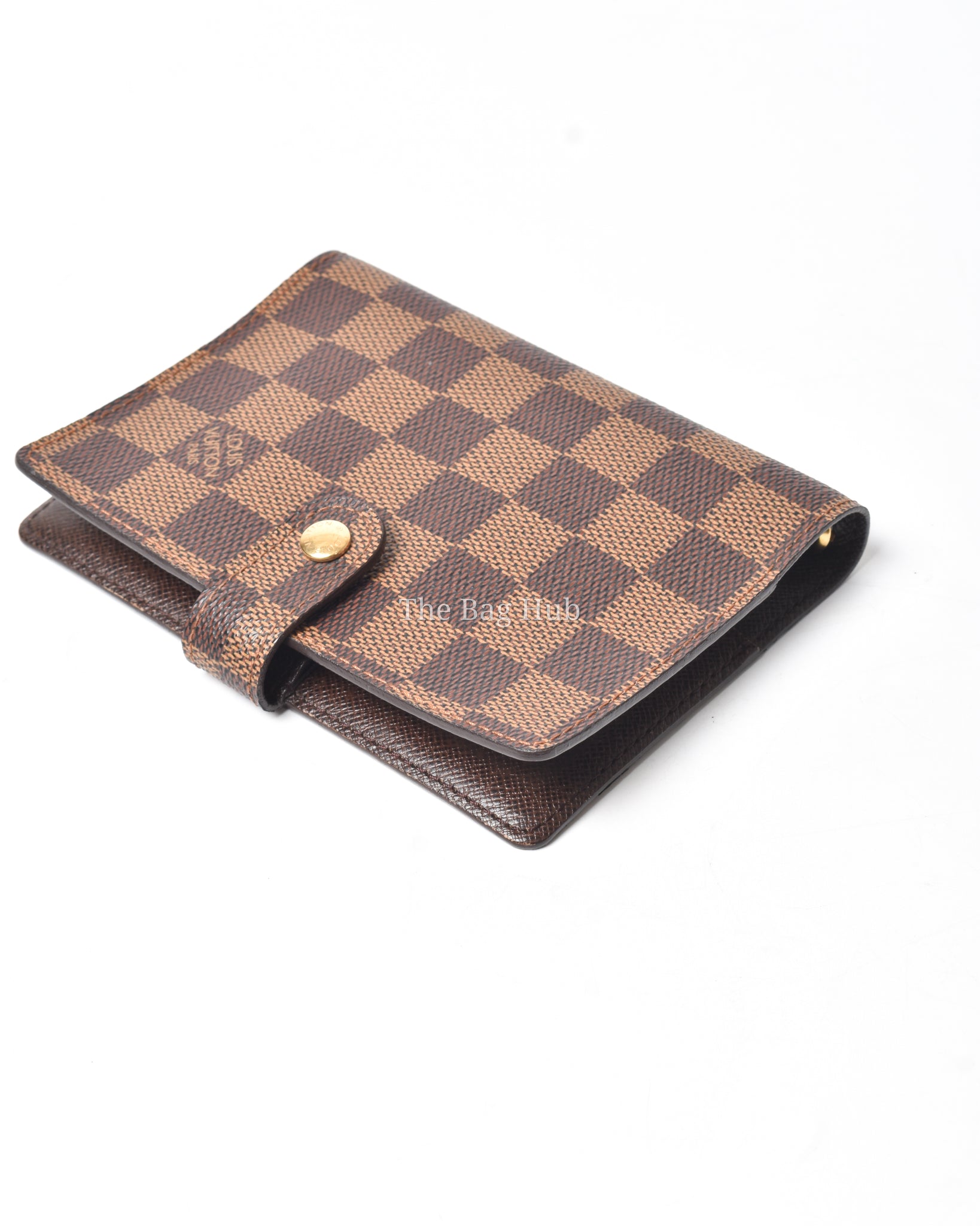 Louis Vuitton Damier Ebene Canvas Small Ring Agenda Cover