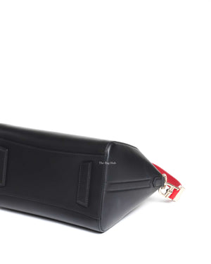 Givenchy Black/Red Small Antigona Bag GHW