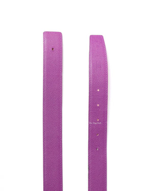 Hermes Anemone/Capucine Reversible Belt Strap 32mm Size 85