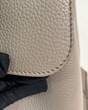 Gucci Gray Leather Bamboo Daily Top Handle Small Bag