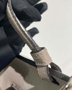 Gucci Gray Leather Bamboo Daily Top Handle Small Bag