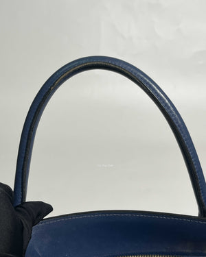 Prada Blue Saffiano Leather Monochrome Bag