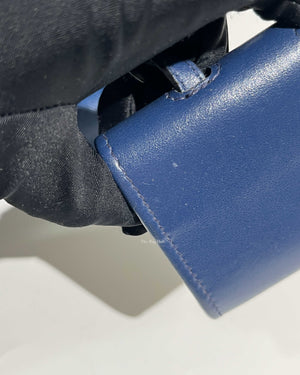 Prada Blue Saffiano Leather Monochrome Bag
