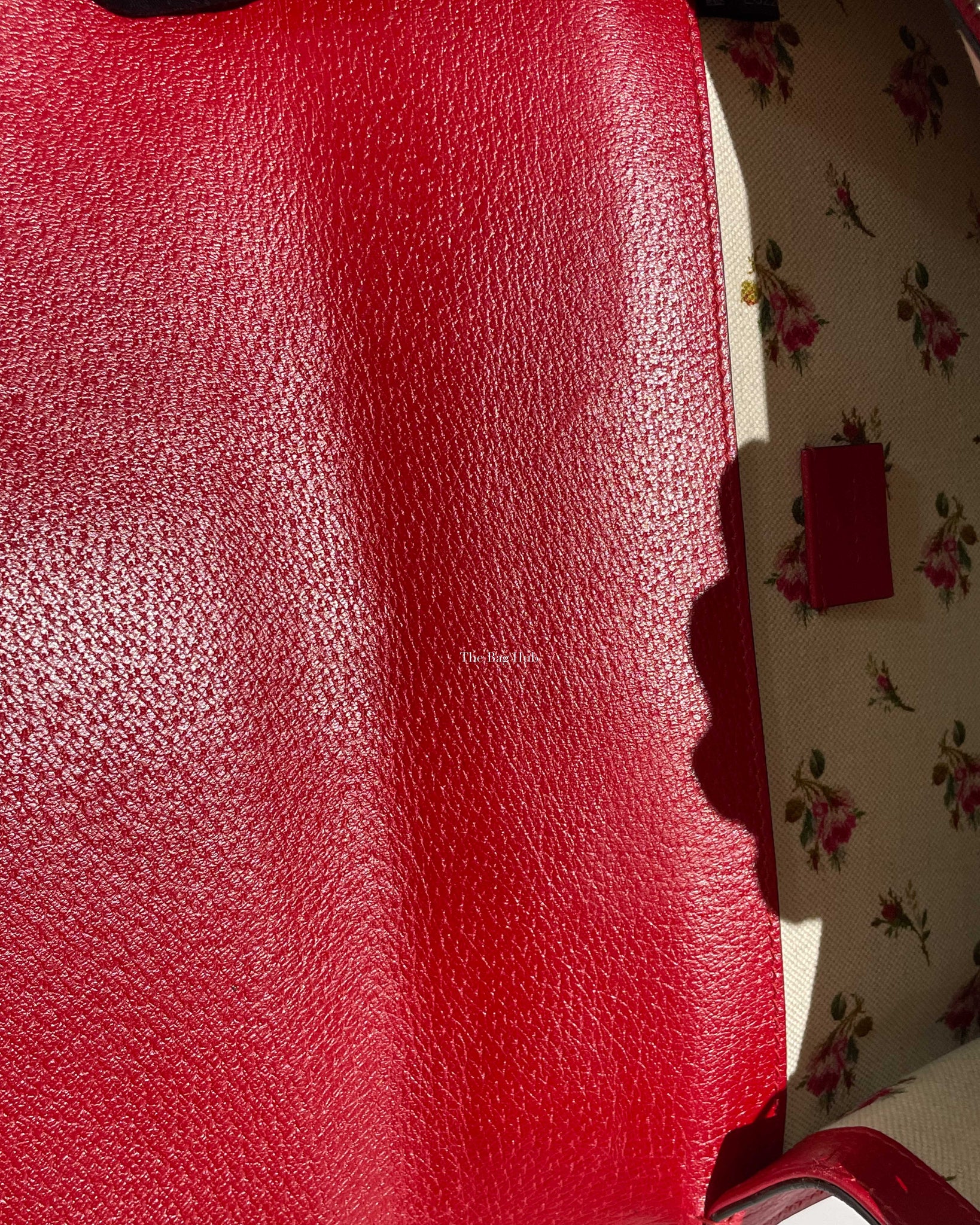 Gucci Red Web Dionysus Shoulder Flap Bag with Two-Toned Hardware-13