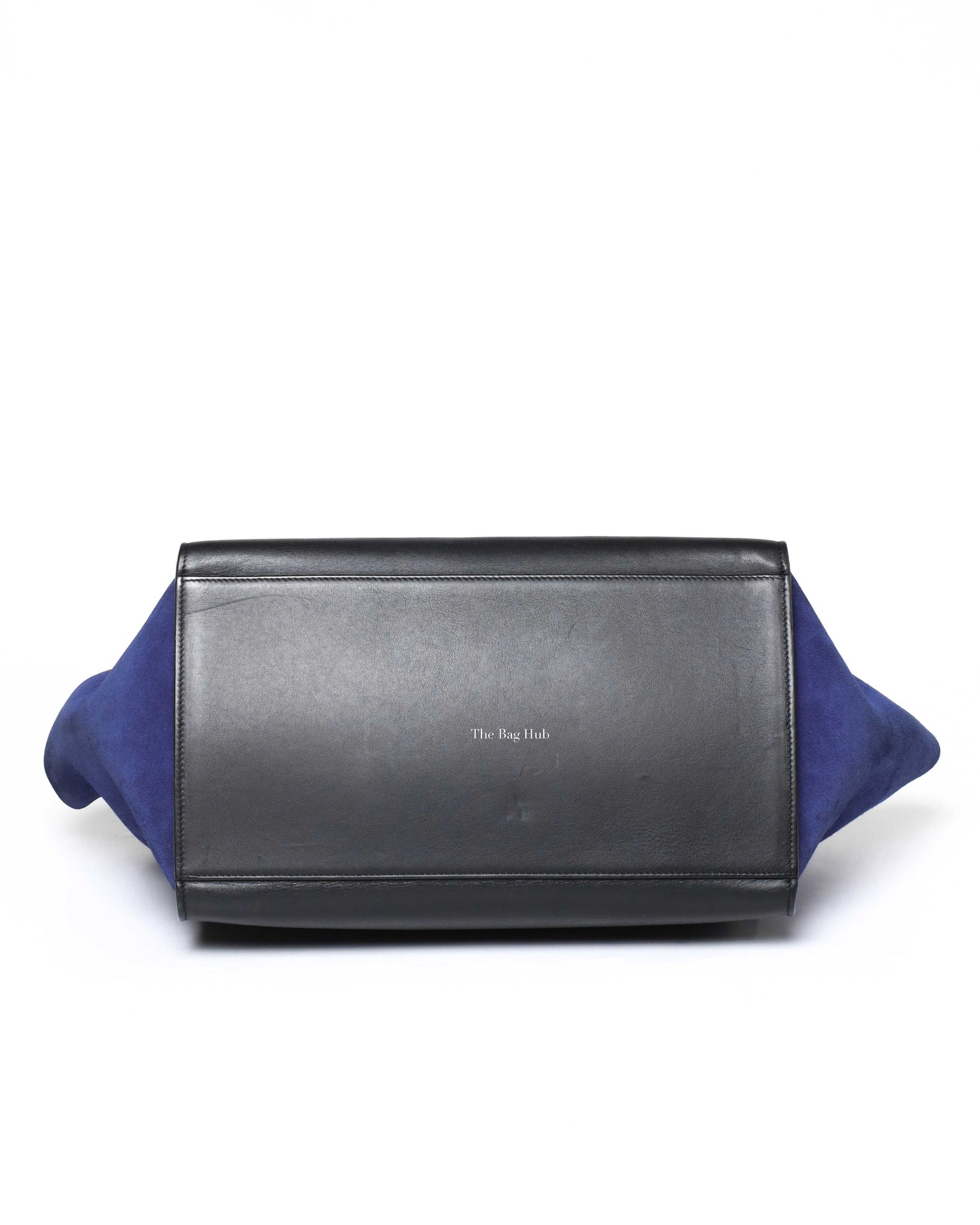 Celine Tri-Color Suede and Leather Medium Trapeze Shoulder Bag-6