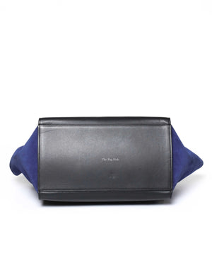 Celine Tri-Color Suede and Leather Medium Trapeze Shoulder Bag-6