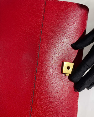Gucci Red Web Dionysus Shoulder Flap Bag with Two-Toned Hardware-14