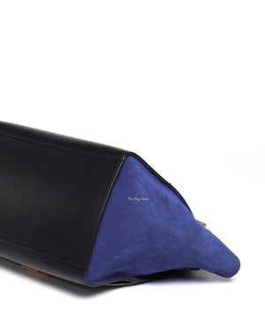 Celine Tri-Color Suede and Leather Medium Trapeze Shoulder Bag-8