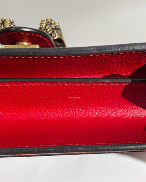 Gucci Red Web Dionysus Shoulder Flap Bag with Two-Toned Hardware-18