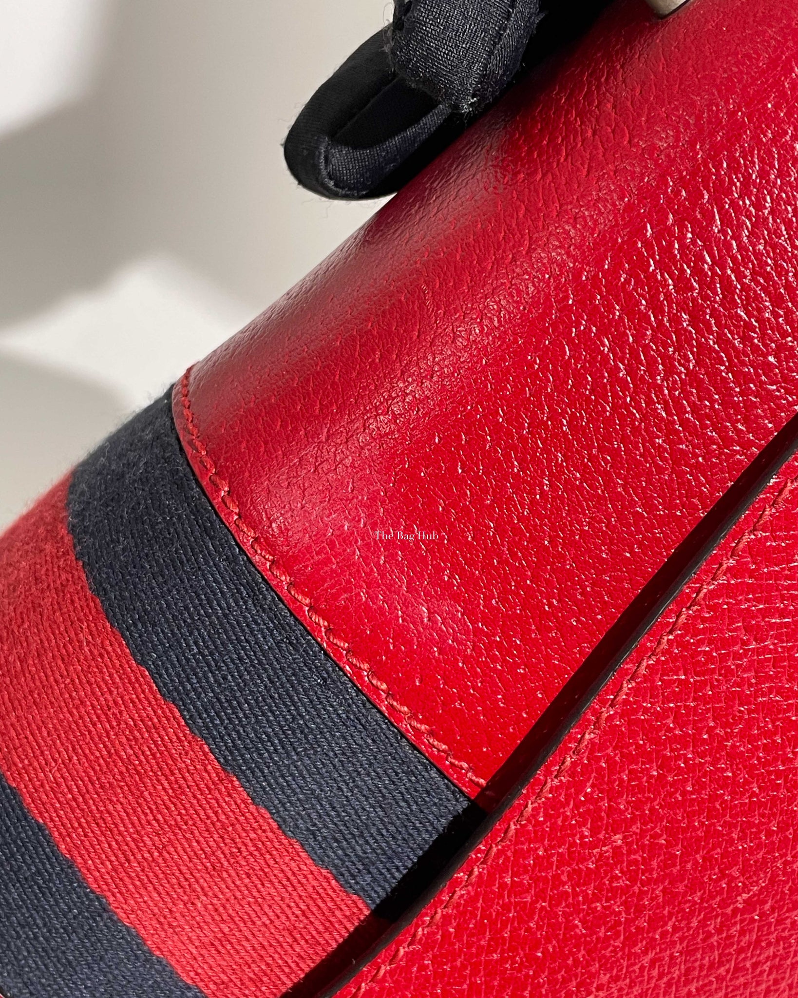 Gucci Red Web Dionysus Shoulder Flap Bag with Two-Toned Hardware-22