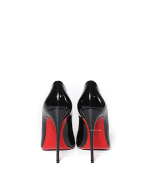 Christian Louboutin Black Patent So Kate 120 Pumps Size 37
