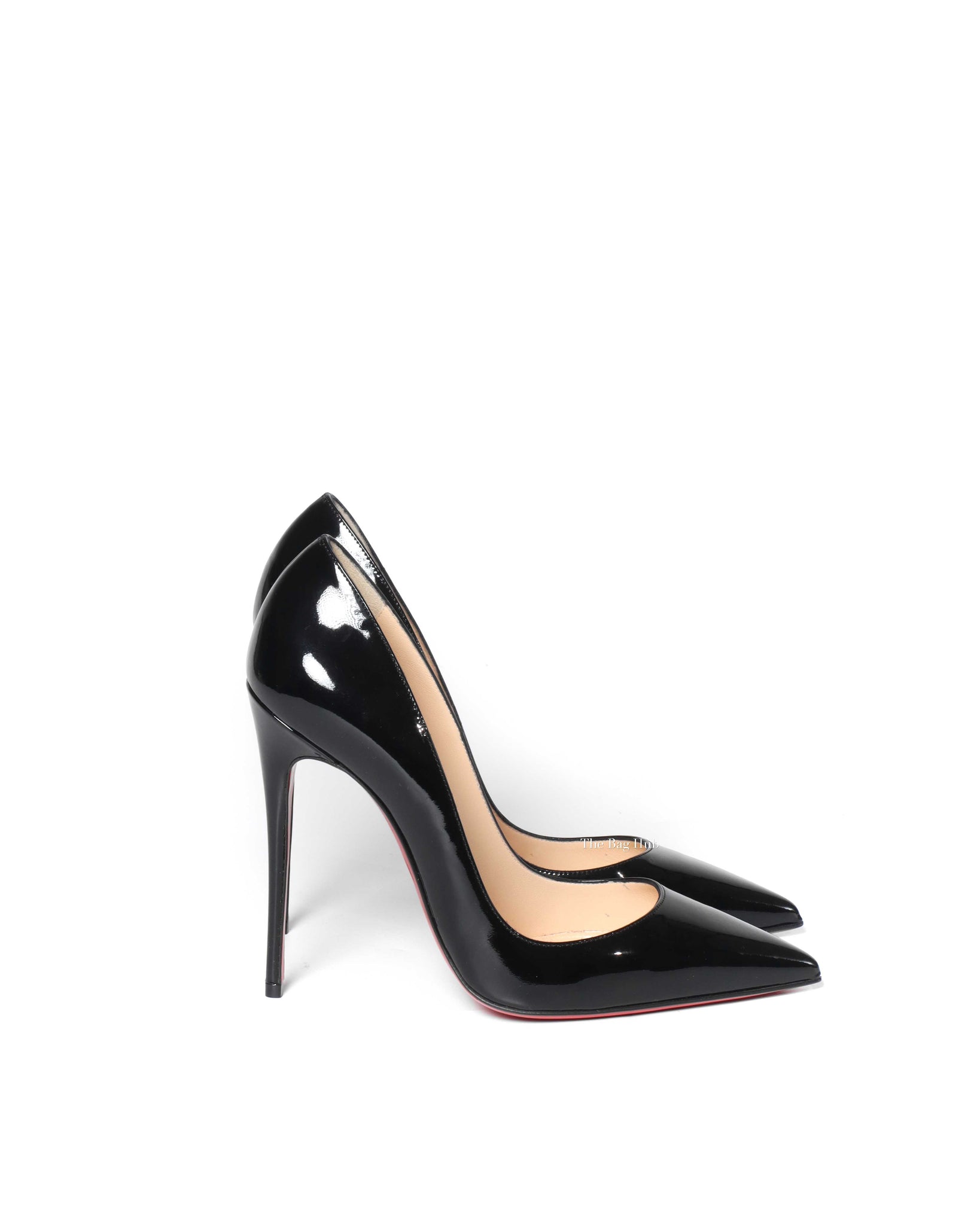 Christian Louboutin Black Patent So Kate 120 Pumps Size 37