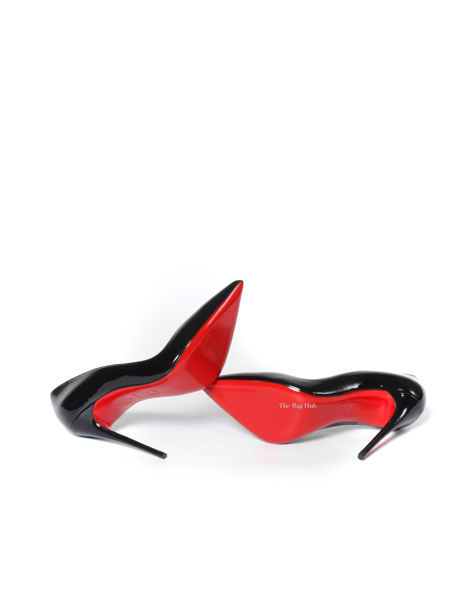 Christian Louboutin Kate Red Sole High-Heel Pumps, Black