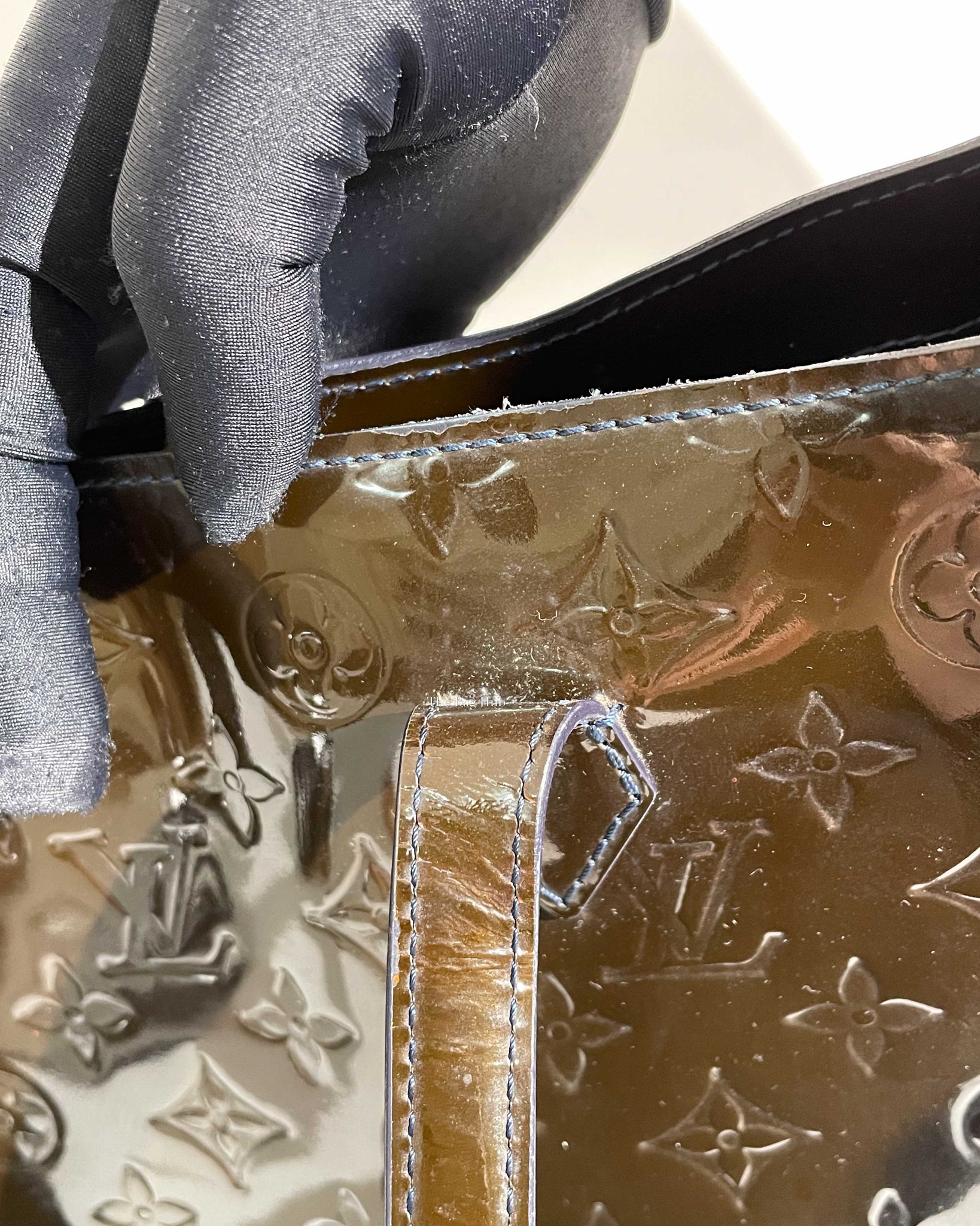 Louis Vuitton Black Wilshire MM Tote Bag-29
