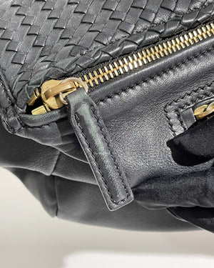 Givenchy Black Woven Medium Pandora GHW-19