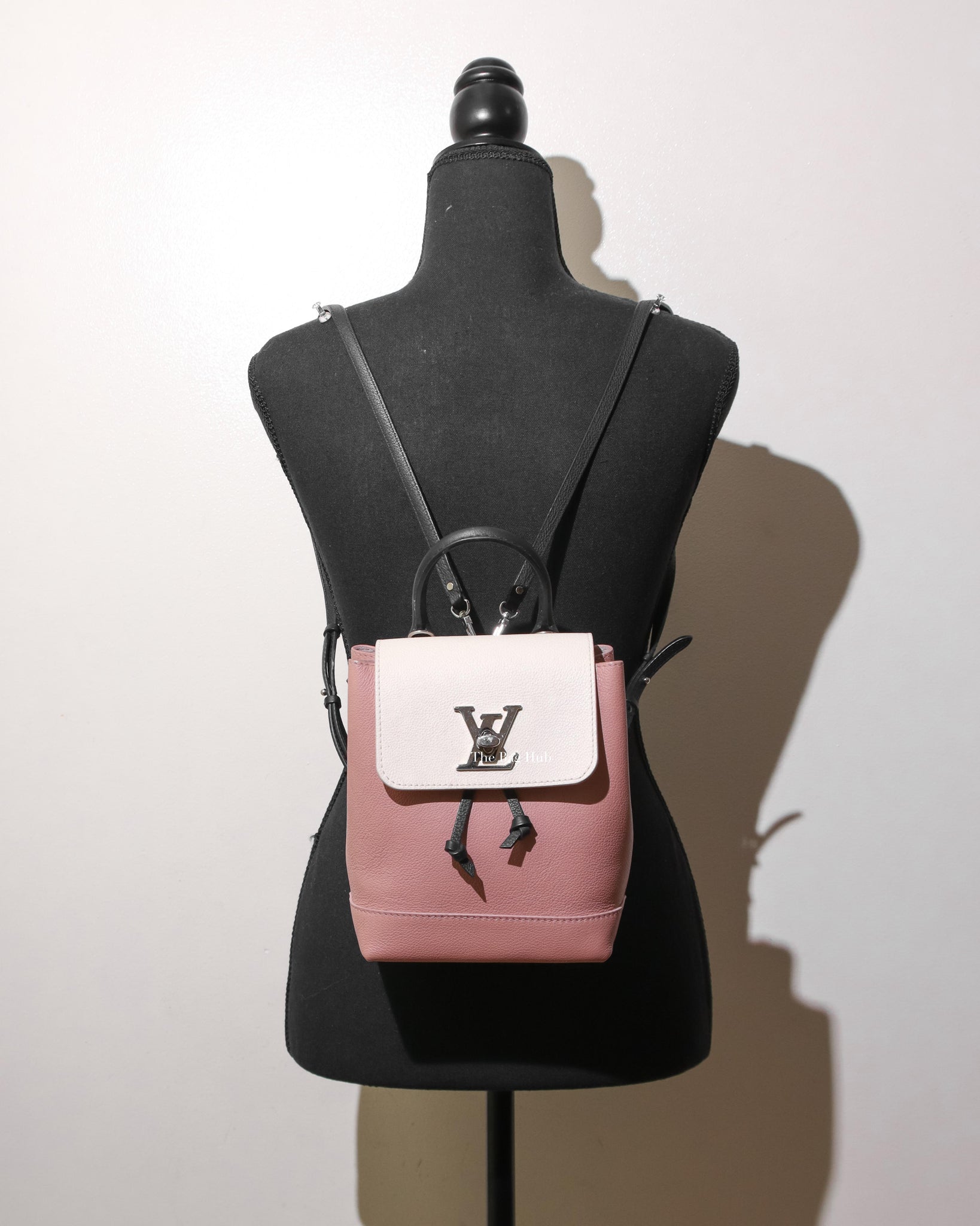 Louis Vuitton Pink Mini Lockme Backpack Leather Pony-style