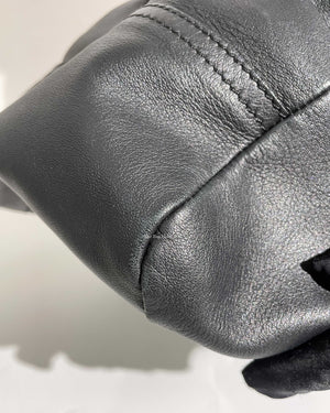 Givenchy Black Woven Medium Pandora GHW-23