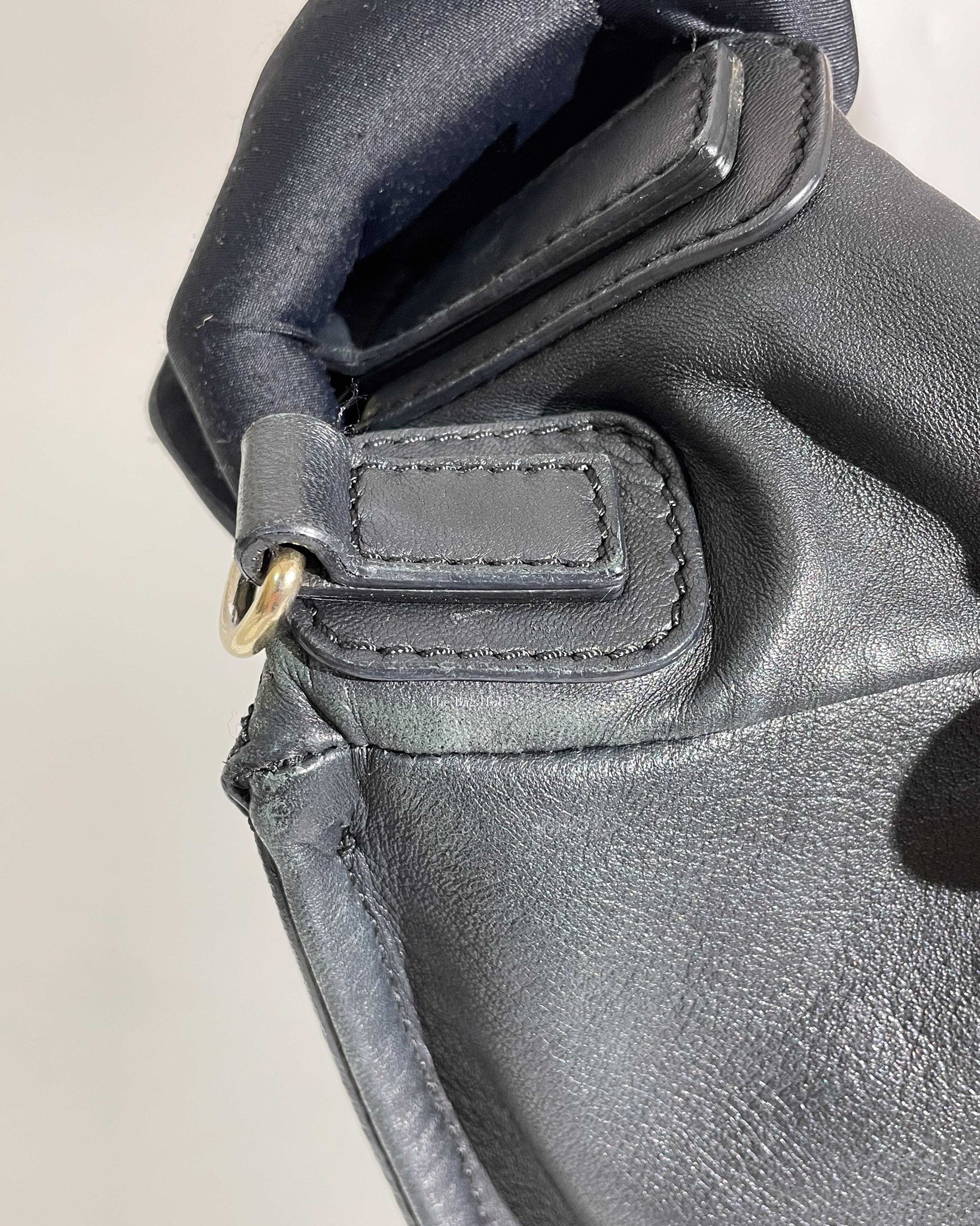 Givenchy Black Woven Medium Pandora GHW-25