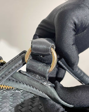 Givenchy Black Woven Medium Pandora GHW-28