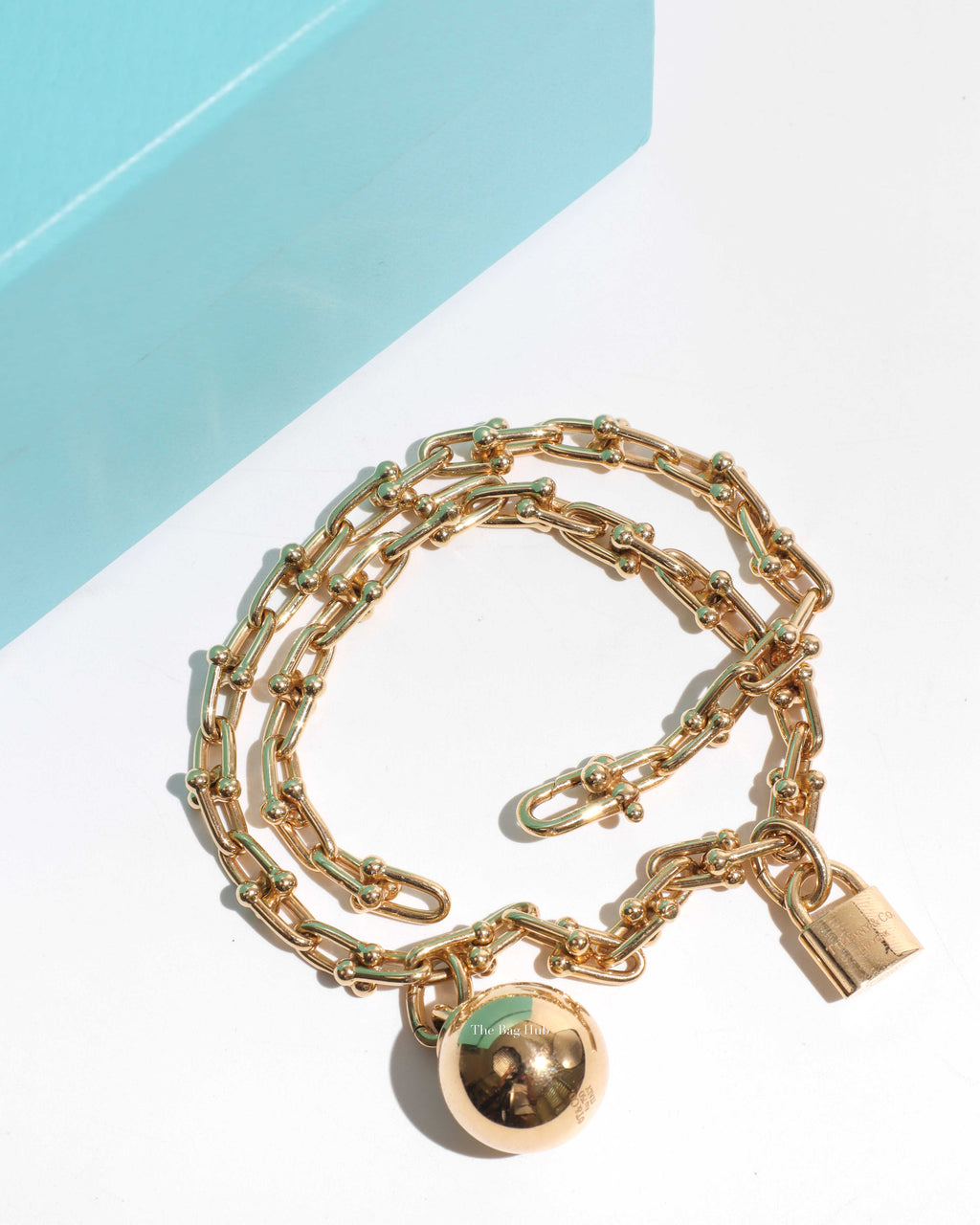 Tiffany & Co. 18k Yellow Gold Hardware Small Wrap Bracelet