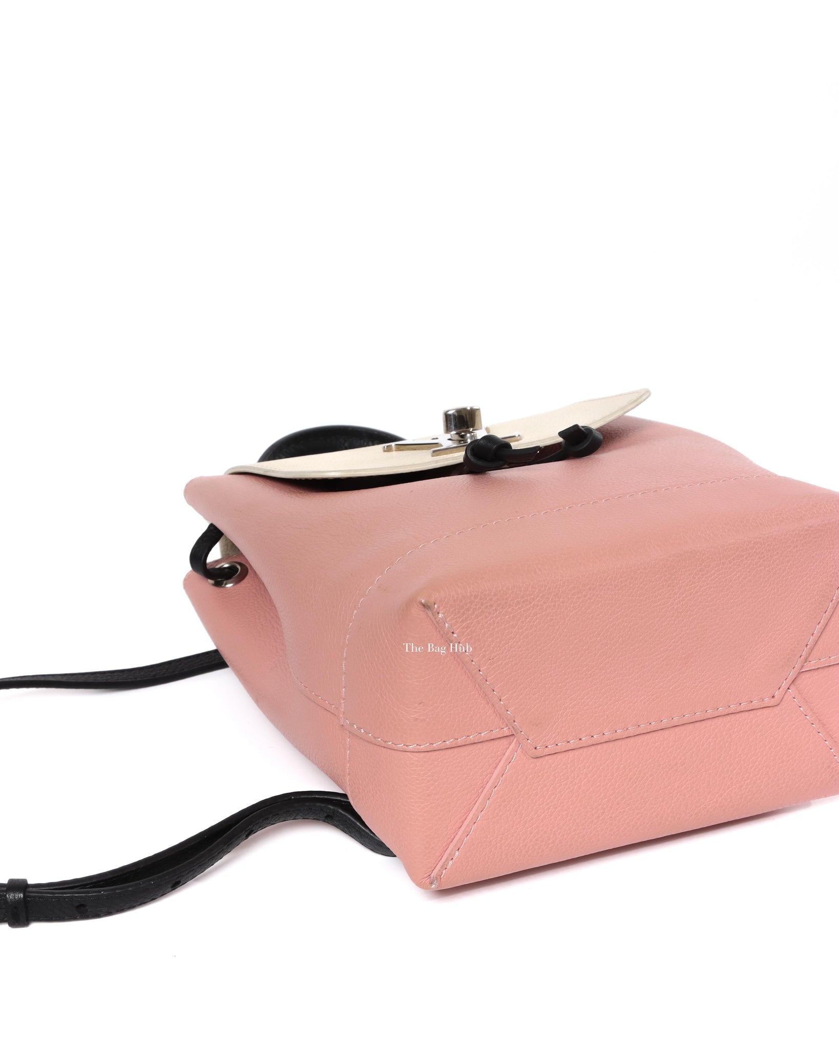 Louis Vuitton White/Pink/Black Mini LockMe Backpack