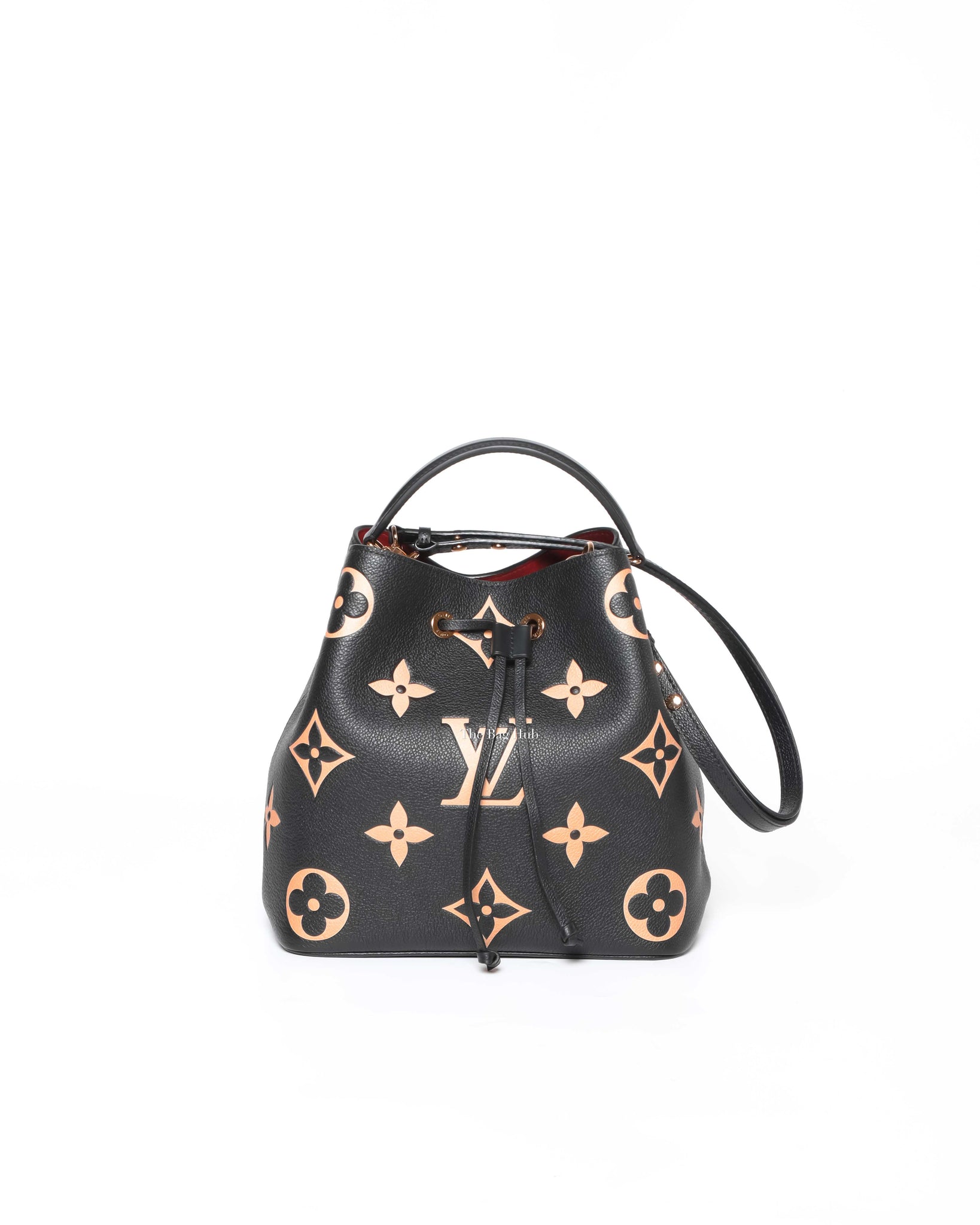 Louis Vuitton Monogram Canvas Neonoe MM Black Drawstring Shoulder Bag  eBay