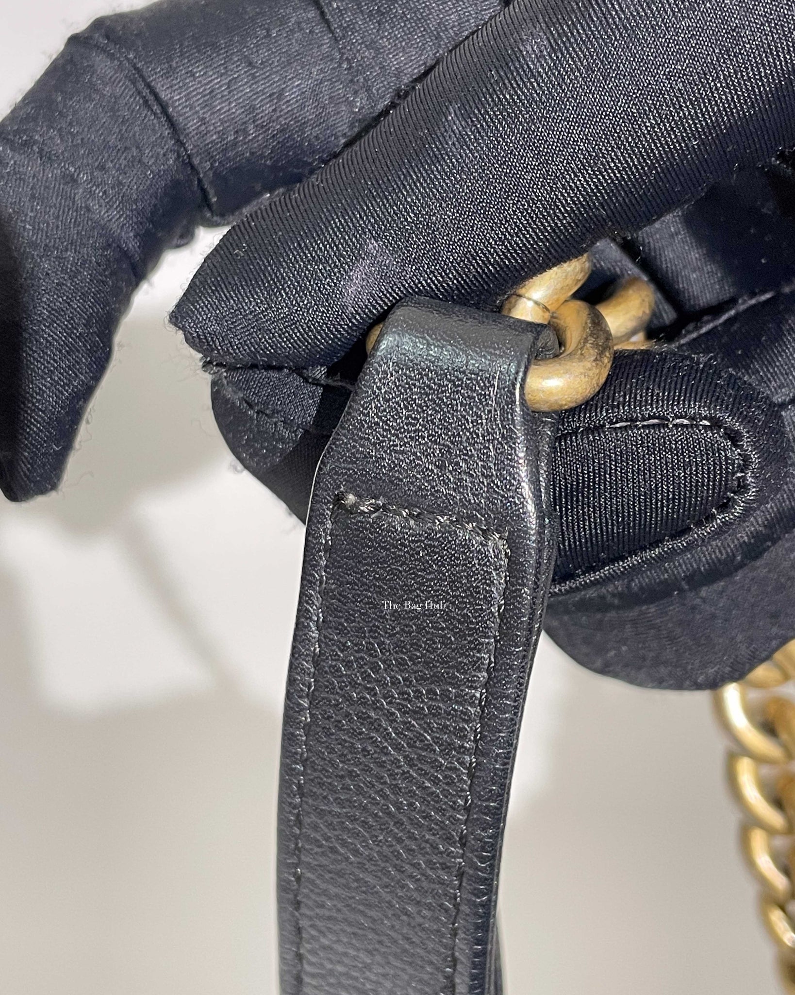 Chanel Black Caviar Quilted Large Le Boy Bag GHW