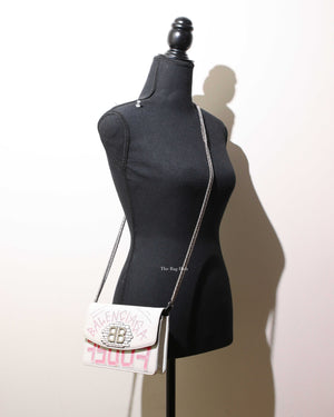 Balenciaga White Graffiti BB WOC