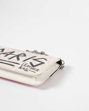 Balenciaga White Graffiti BB WOC