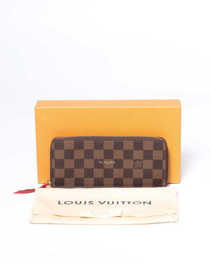 Louis Vuitton Damier Ebene & Cherry Clemence Wallet