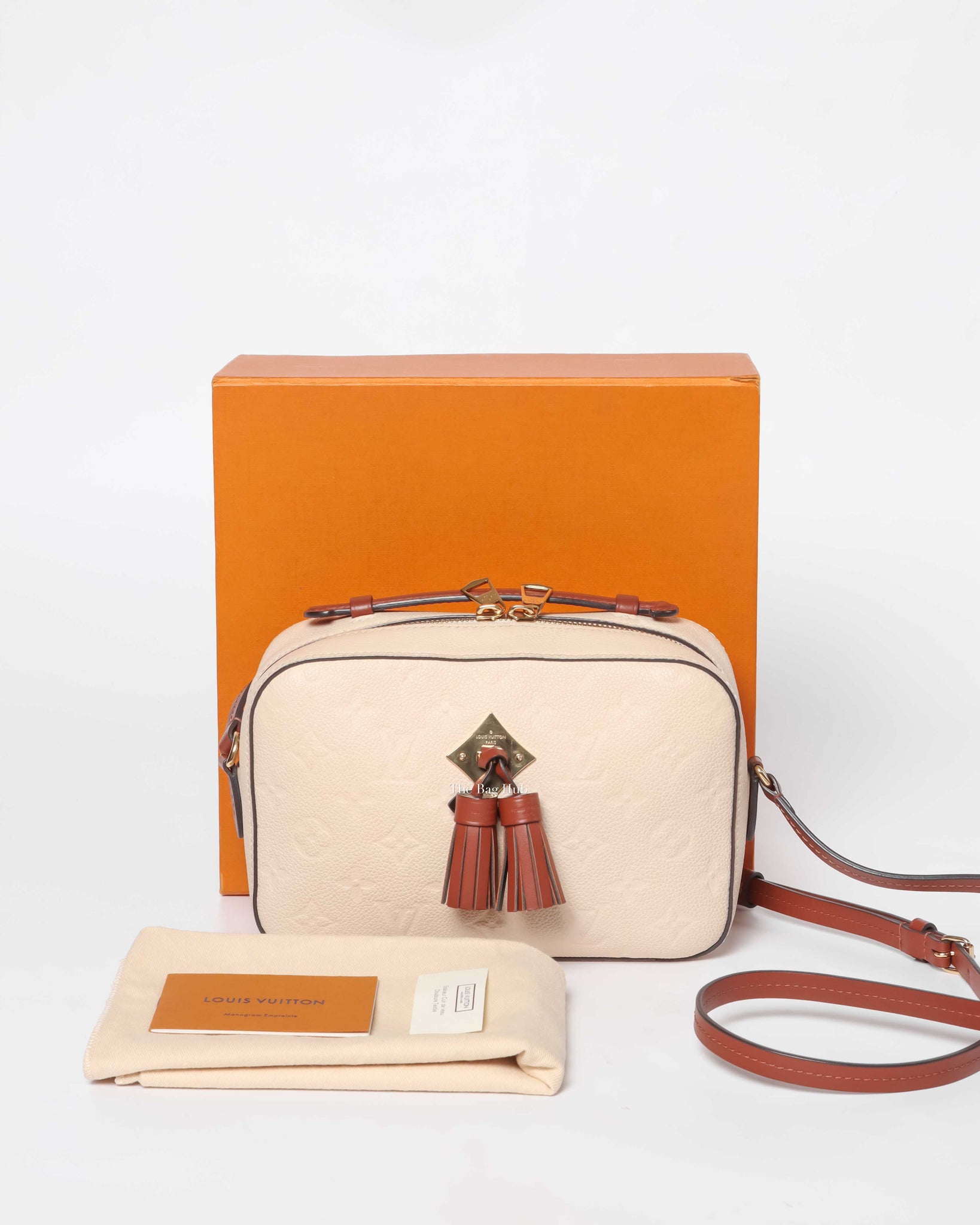 Louis Vuitton Saintonge Handbag Monogram Empreinte Leather at 1stDibs