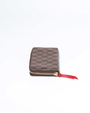 Louis Vuitton Damier Ebene & Cherry Clemence Wallet