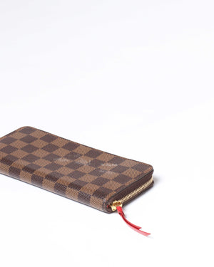 Louis Vuitton Damier Ebene & Cherry Clemence Wallet