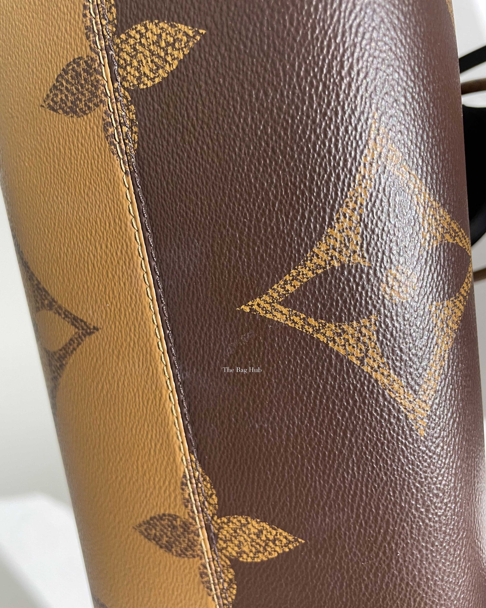 Louis Vuitton Tressage Tote Reverse Monogram Canvas MM Brown 6401629