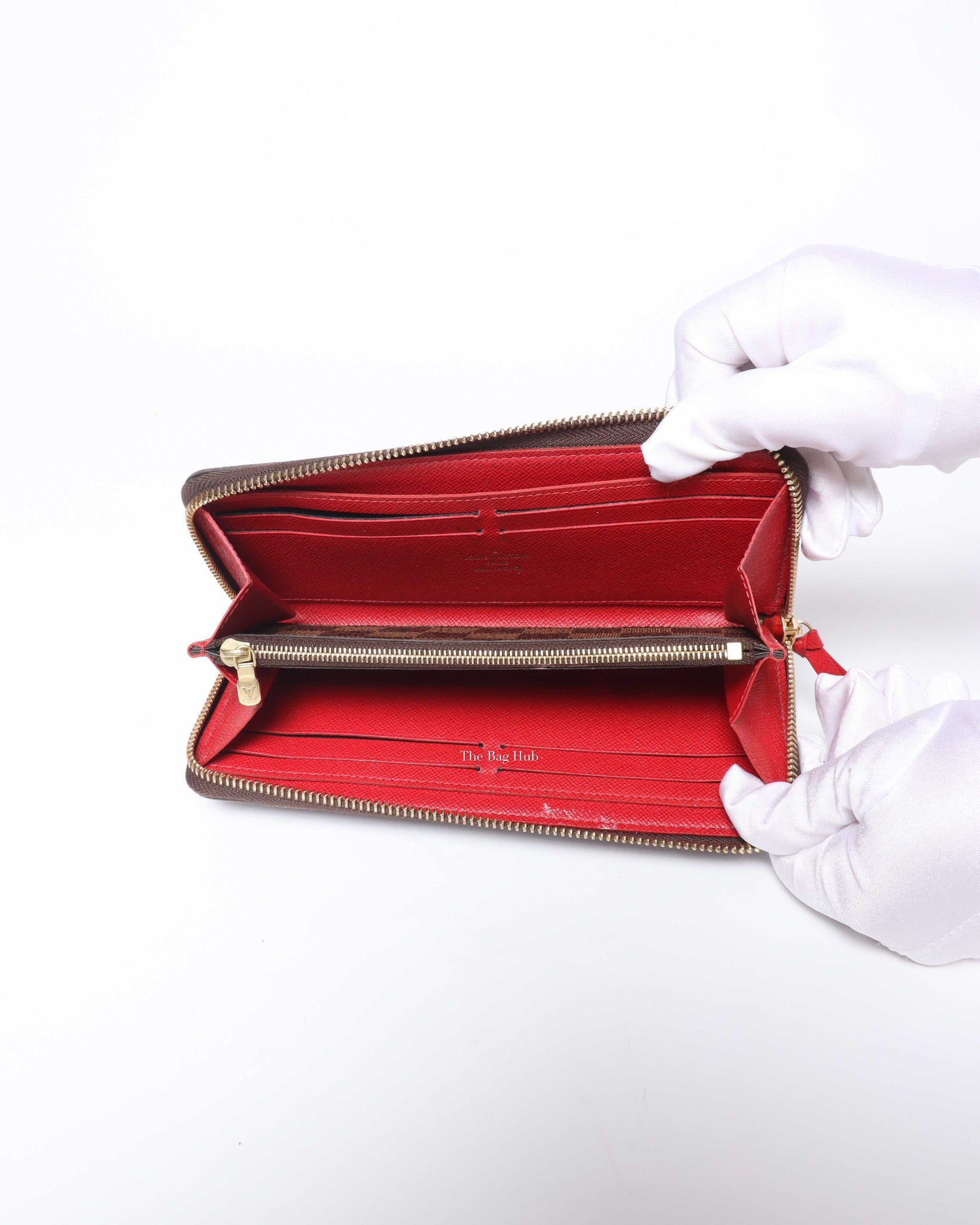 Louis Vuitton Damier Ebene & Cherry Clemence Wallet