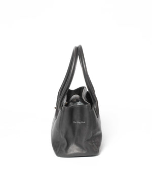 Chanel Dark Grey Small Cerf Tote Bag SHW