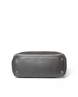 Chanel Dark Grey Small Cerf Tote Bag SHW